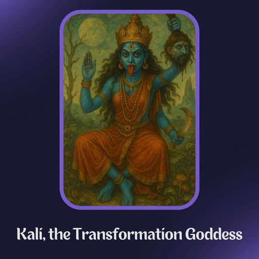 Kali: The Fierce Goddess of Transformation — Celebrated Through Percubes' Wooden Sculptures