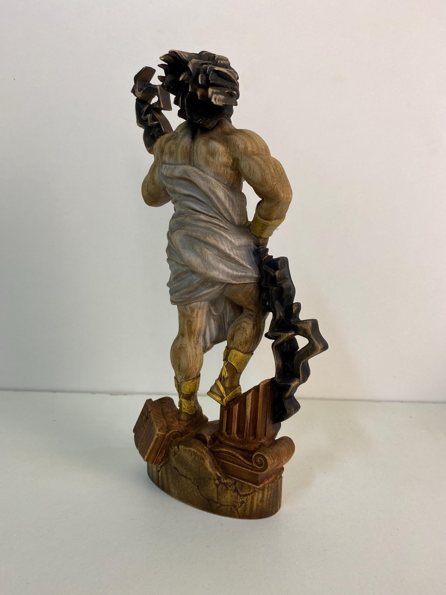 Statue de Zeus Statue grecque Grèce antique Sculpture grecque Déesse grecque Mythologie grecque Sculpture de Zeus Décor grec Art grec Statue romaine Zeus