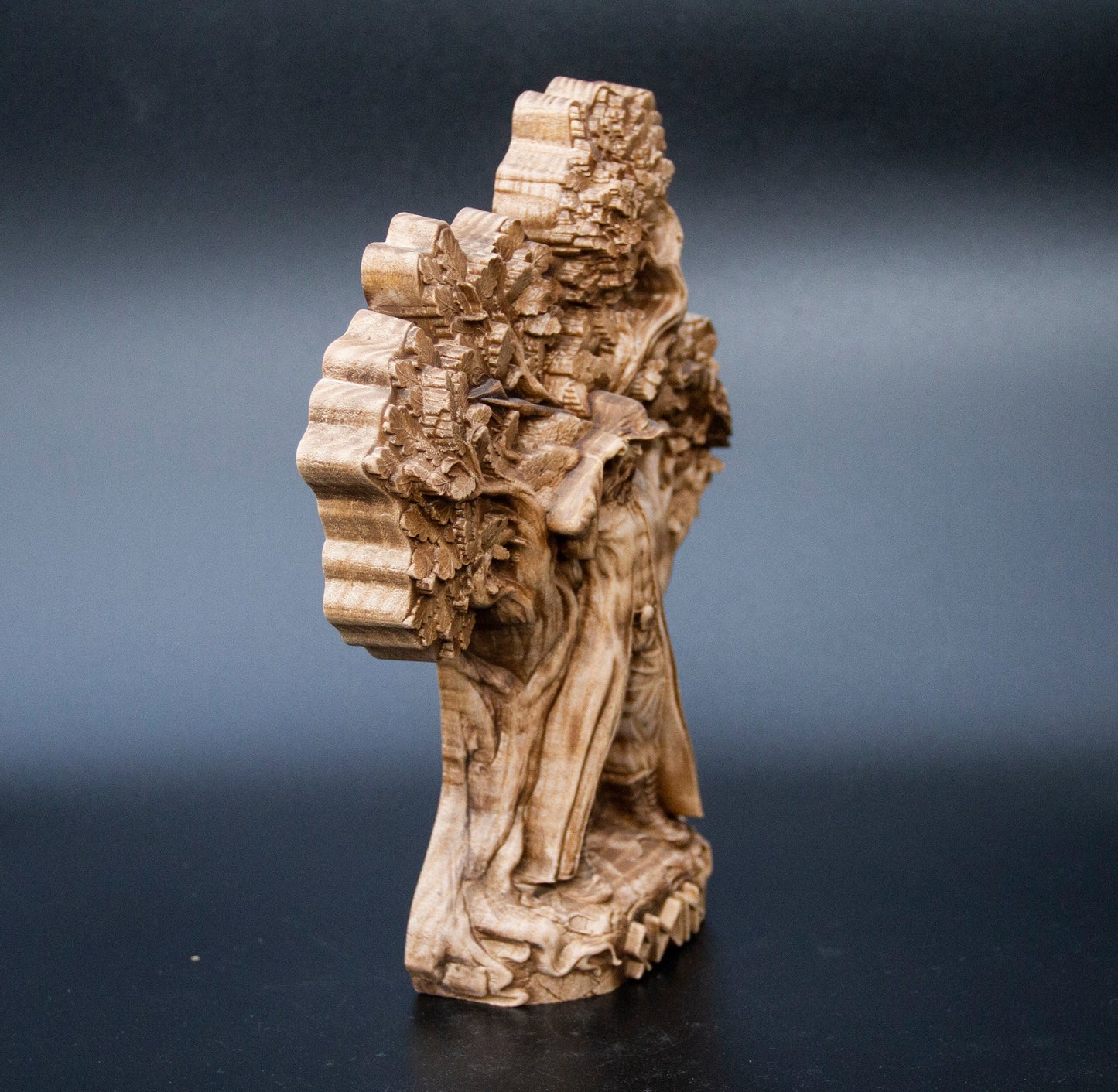Figurine Odin scandinave de 20 cm de haut, statue de table en bois, sculpture d'autel, souvenir, personnages du Nord