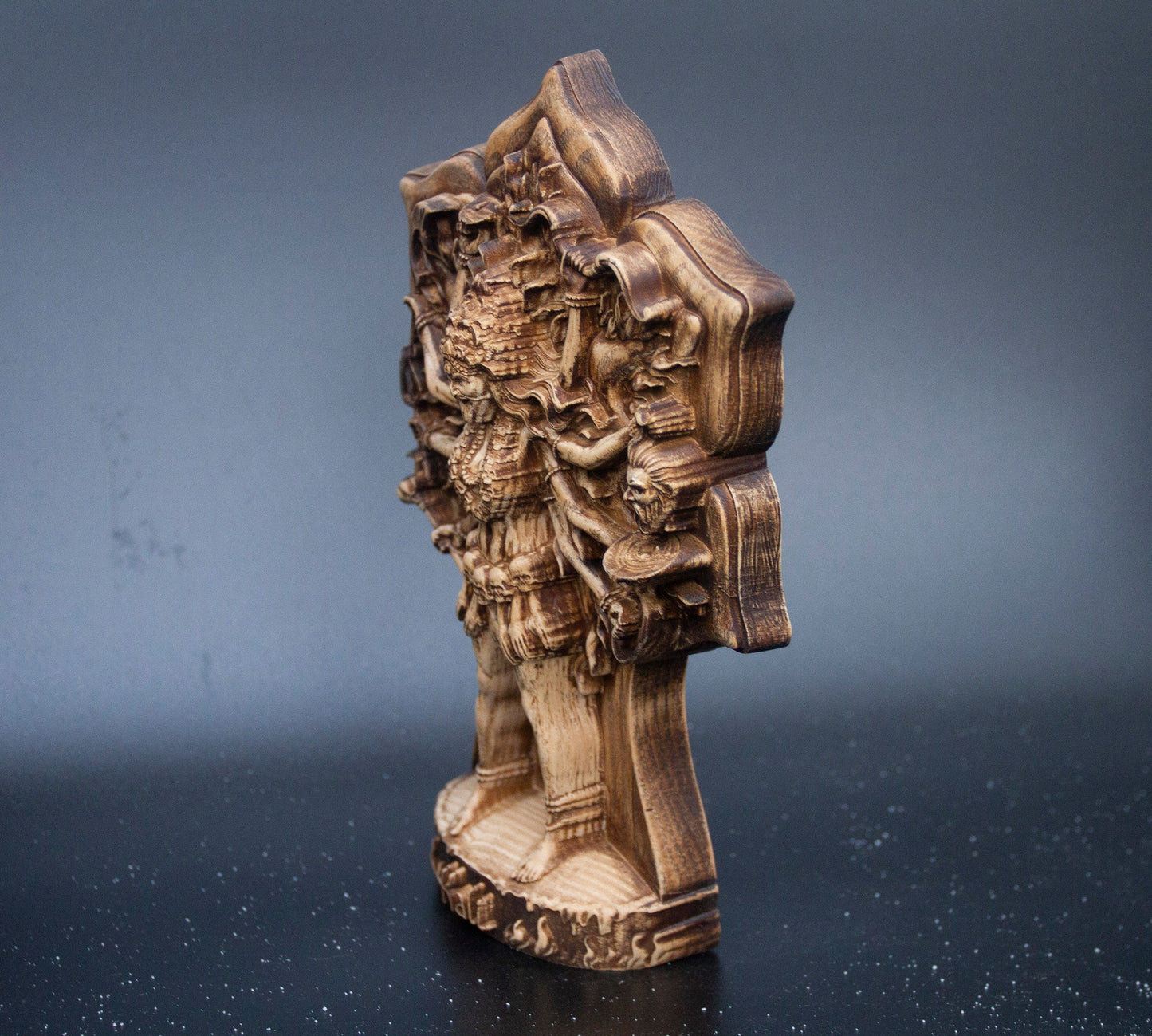 - Kali Statue from Ecological Ash Wood โ Kali Figurine for Altar โ Kali Tantric Spiritual Decor Gift