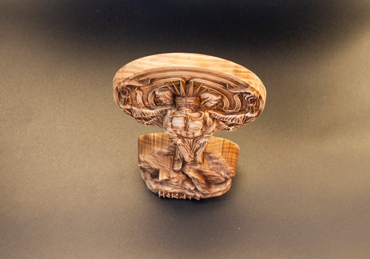 Statue d'Hécate, déesse nordique du mystère et des ténèbres, figurine de dieux scandinaves, sculpture en bois, art de l'autel, souvenir, personnages du Nord