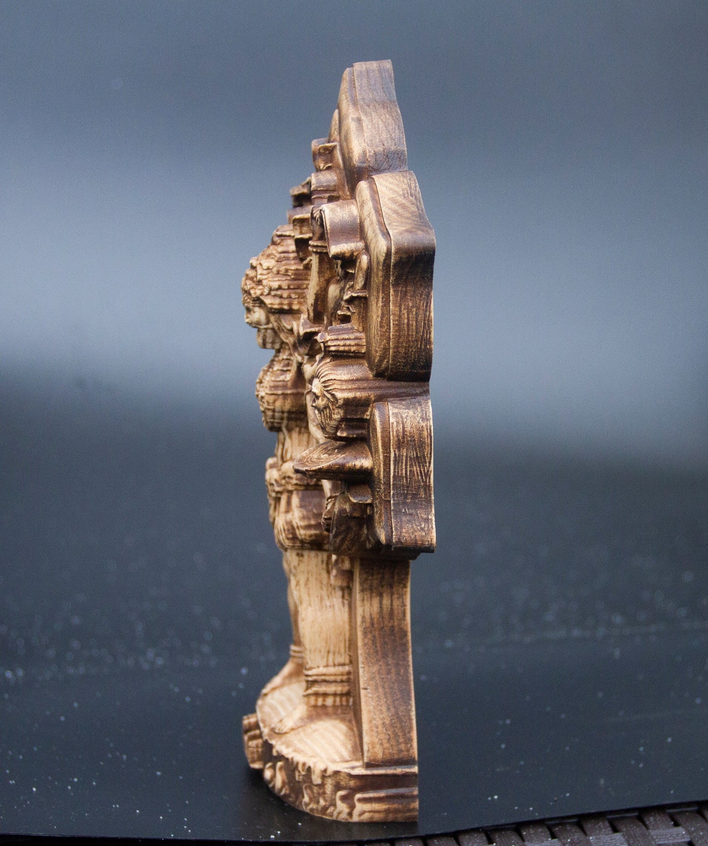 - Kali Statue from Ecological Ash Wood โ Kali Figurine for Altar โ Kali Tantric Spiritual Decor Gift