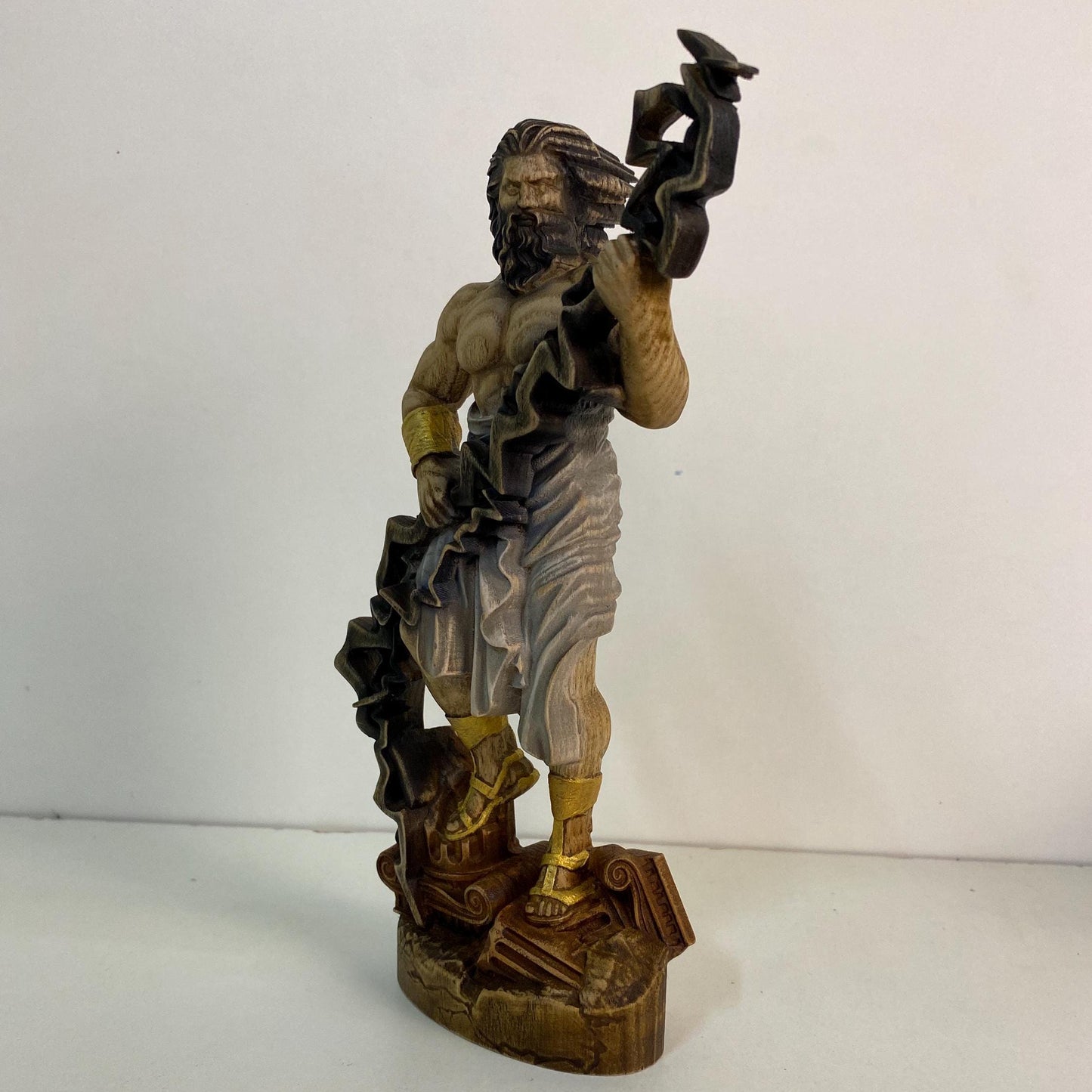 Statue de Zeus Statue grecque Grèce antique Sculpture grecque Déesse grecque Mythologie grecque Sculpture de Zeus Décor grec Art grec Statue romaine Zeus