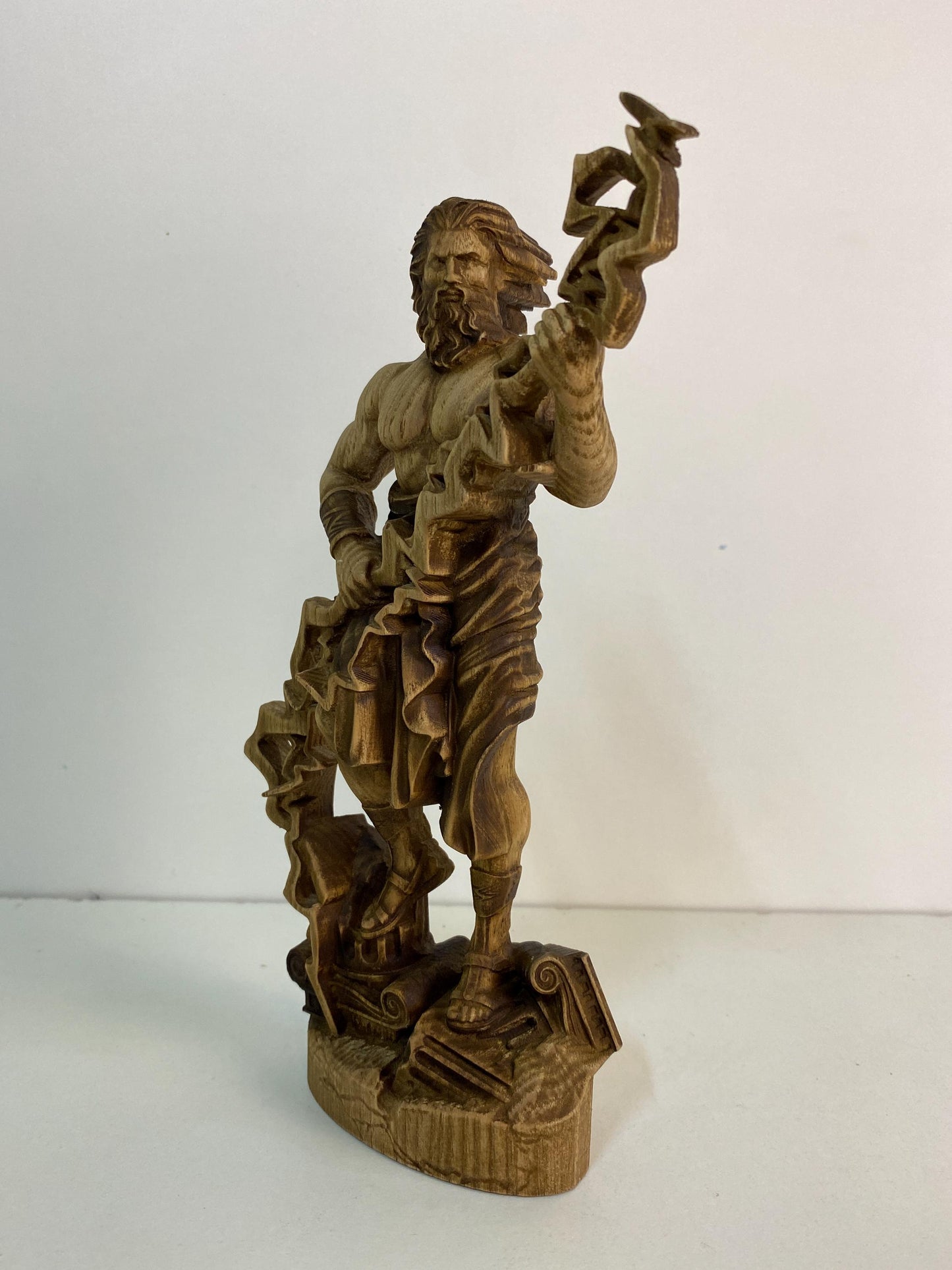 Statue de Zeus Statue grecque Grèce antique Sculpture grecque Déesse grecque Mythologie grecque Sculpture de Zeus Décor grec Art grec Statue romaine Zeus