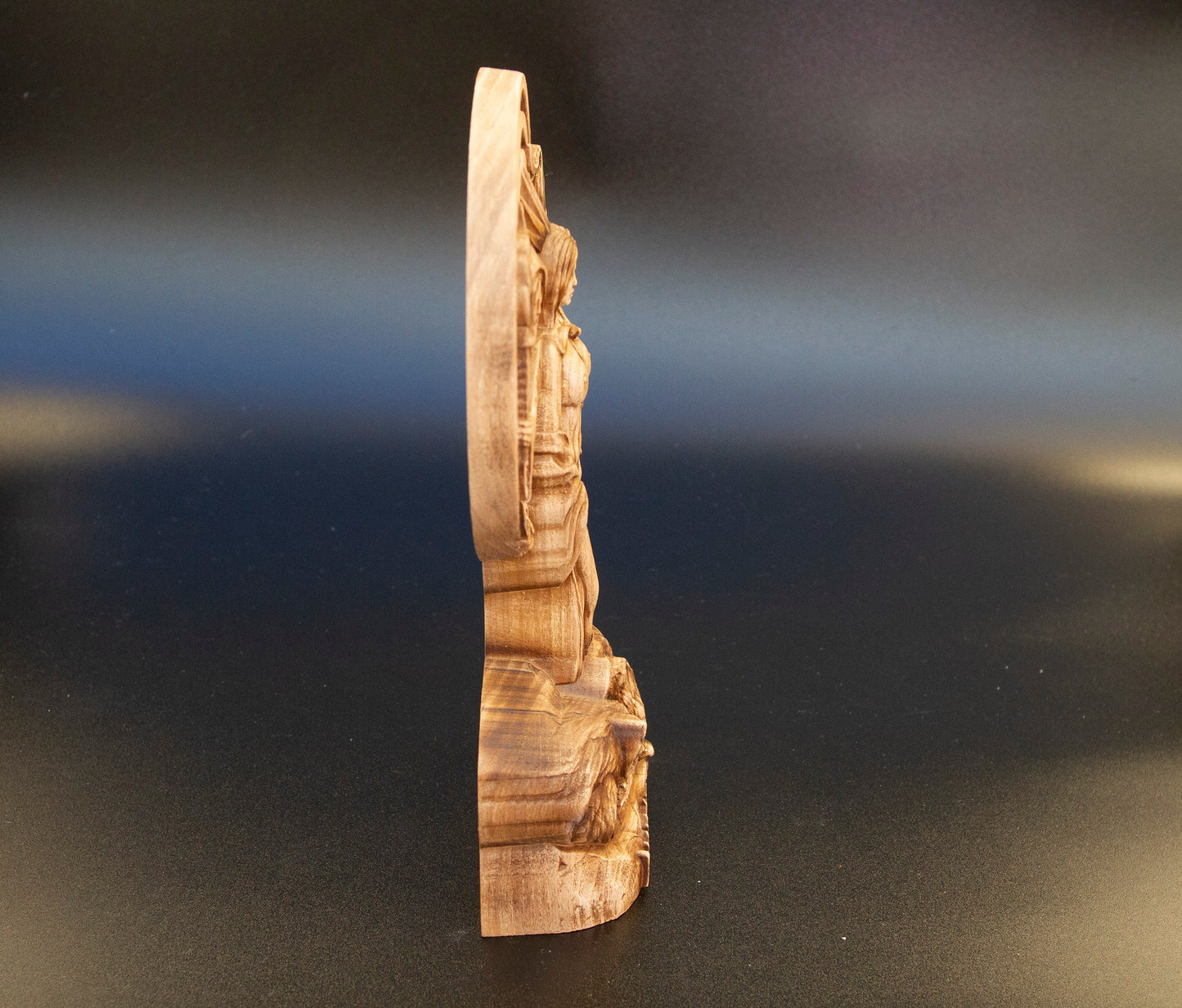Statue d'Hécate, déesse nordique du mystère et des ténèbres, figurine de dieux scandinaves, sculpture en bois, art de l'autel, souvenir, personnages du Nord