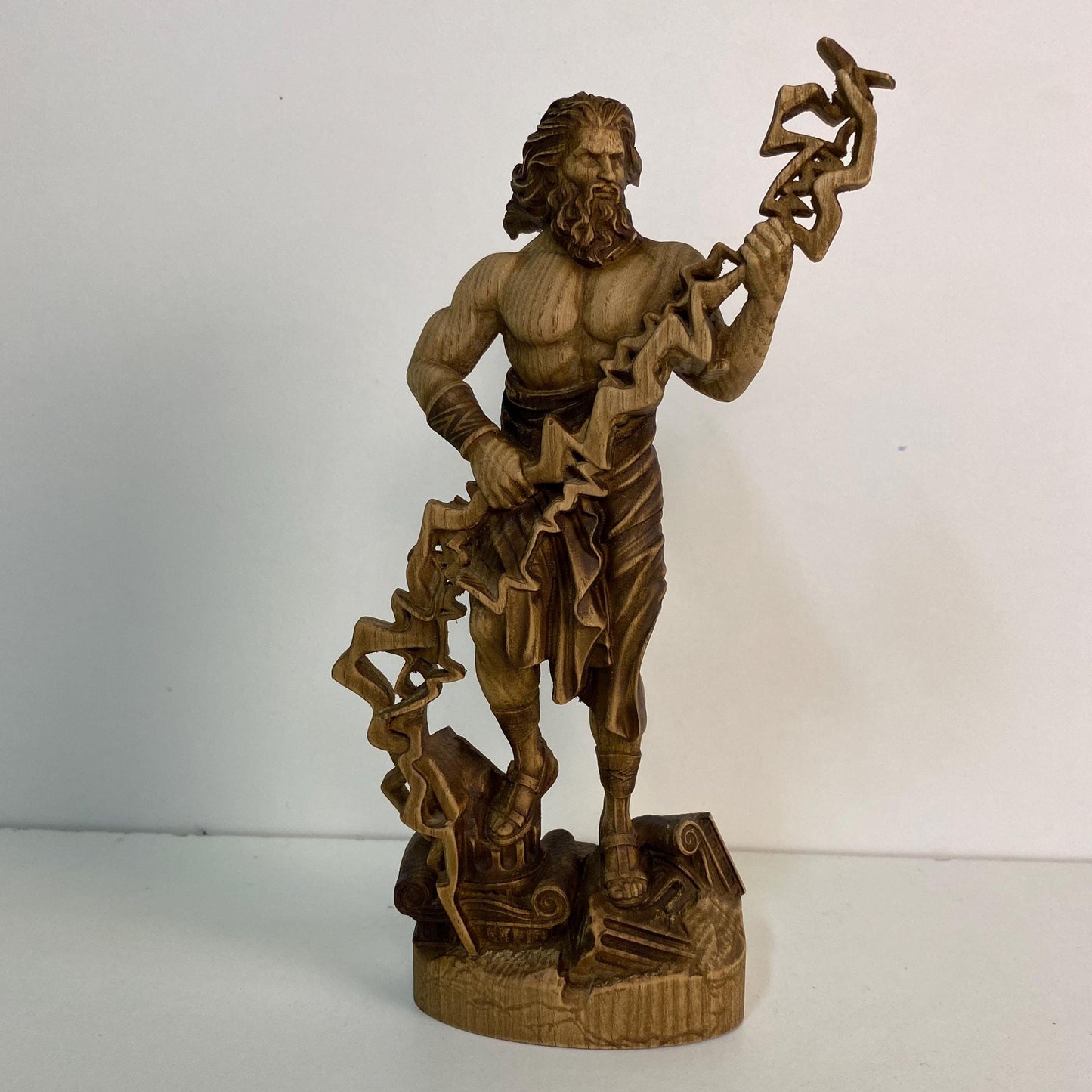Statue de Zeus Statue grecque Grèce antique Sculpture grecque Déesse grecque Mythologie grecque Sculpture de Zeus Décor grec Art grec Statue romaine Zeus