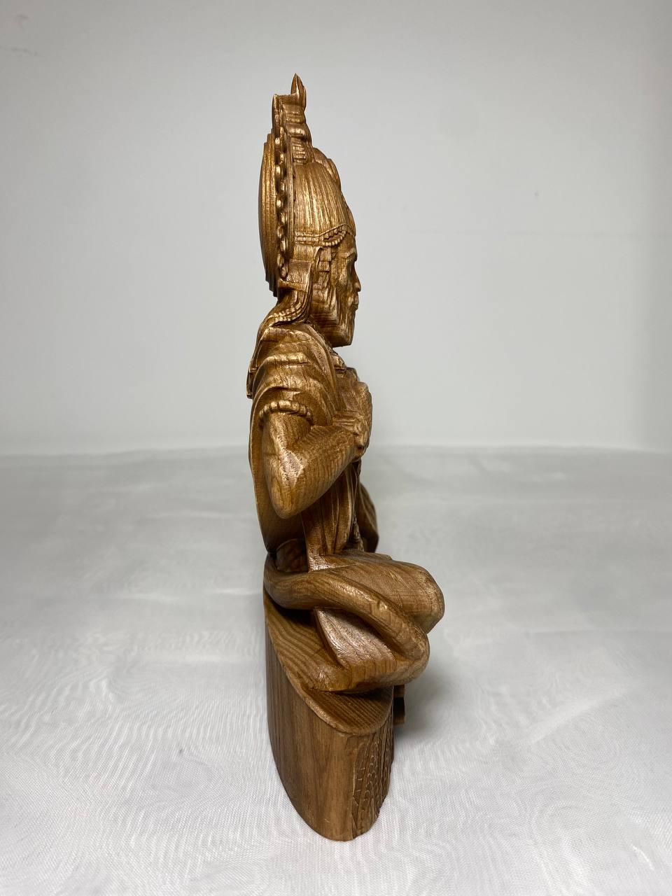 Statue d'Hanuman Idole d'Hanuman Dieux indiens Seigneur Hanuman Dieu hindou Mythologie indienne Dieu singe Art hindou Statue de dieu hindou Statue en bois sculpté