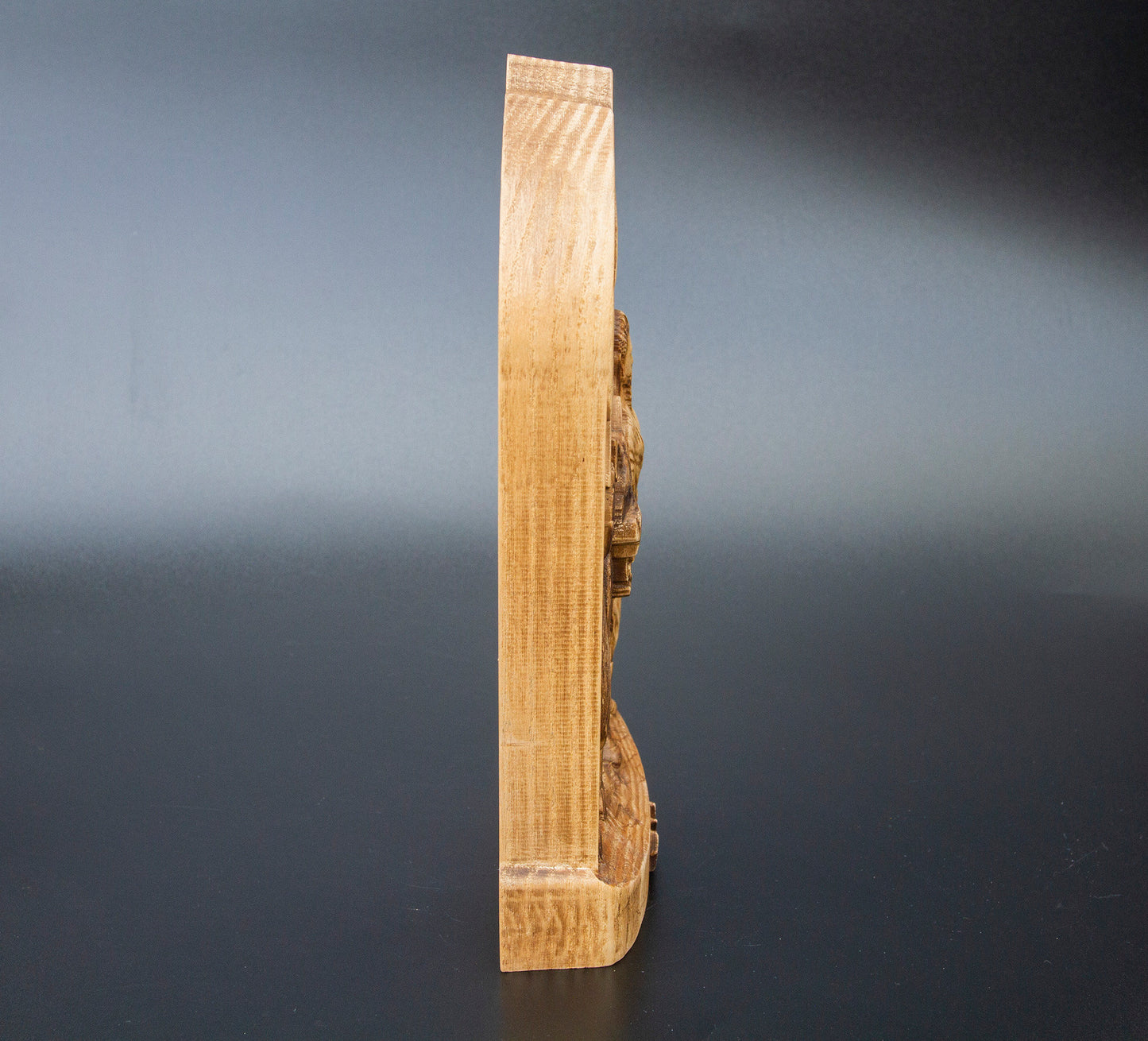 Statue de Tyr, figurine d'autel des dieux nordiques, statue païenne des dieux scandinaves, sculpture en bois de 20 cm de haut, souvenir