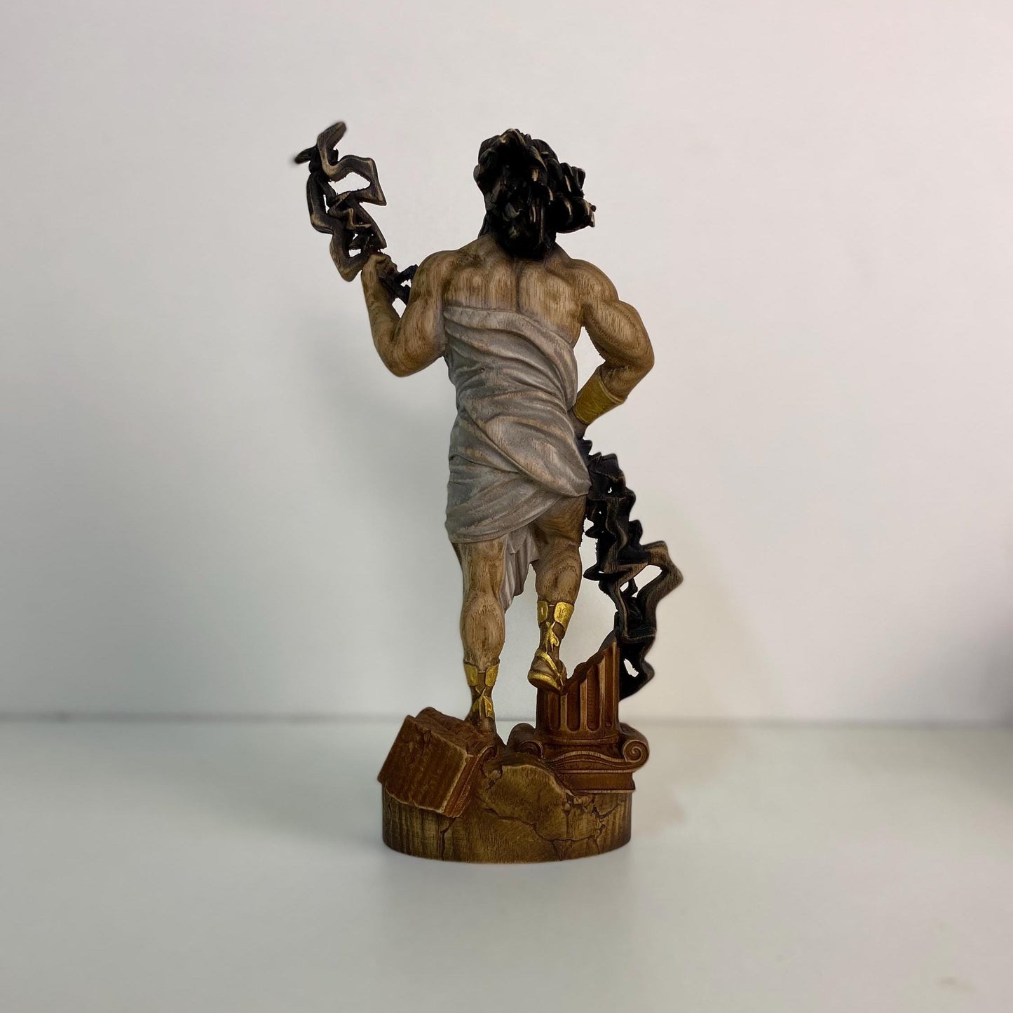 Statue de Zeus Statue grecque Grèce antique Sculpture grecque Déesse grecque Mythologie grecque Sculpture de Zeus Décor grec Art grec Statue romaine Zeus