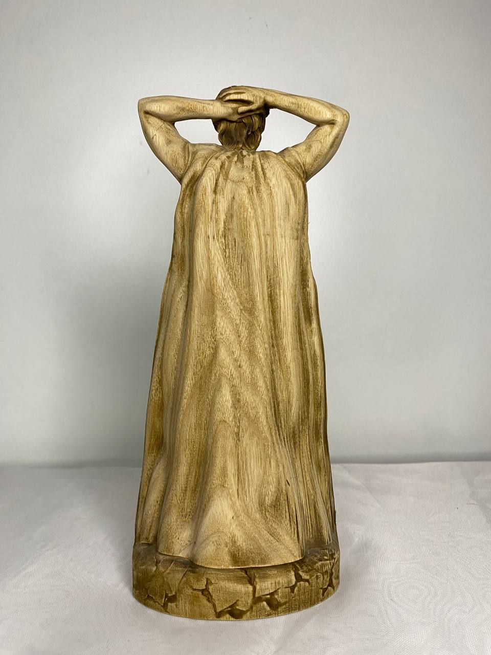 Apollo Figure – Wooden Greek God Statue – Symbol of Music, Light & Prophecy in Ash Wood